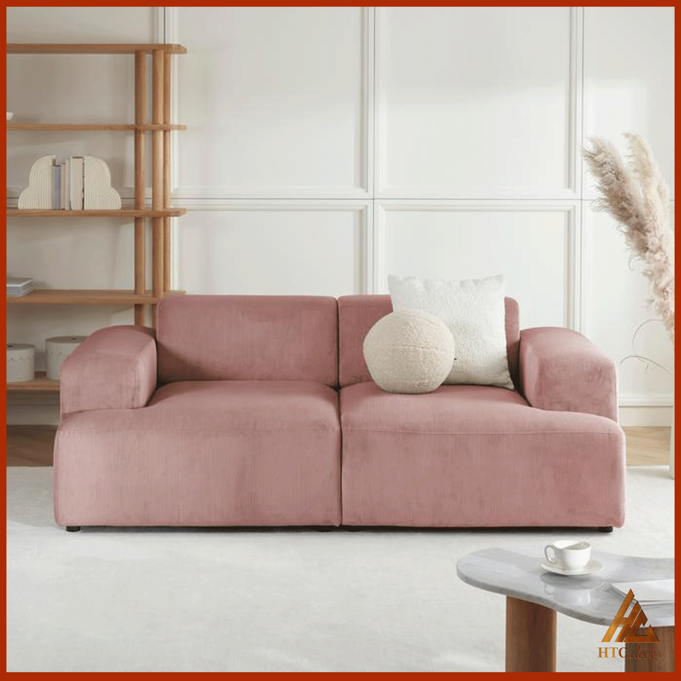 Ghế Sofa Băng Melva Vải Nhung